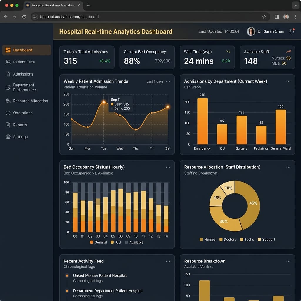 Hospital Analytics Dashboard
